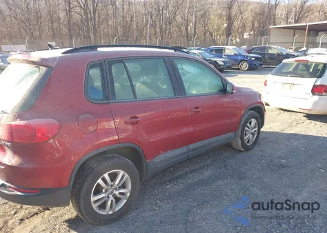 2015 Volkswagen Tiguan S из США, поврежденный, VIN WVGAV7AXXFW032806